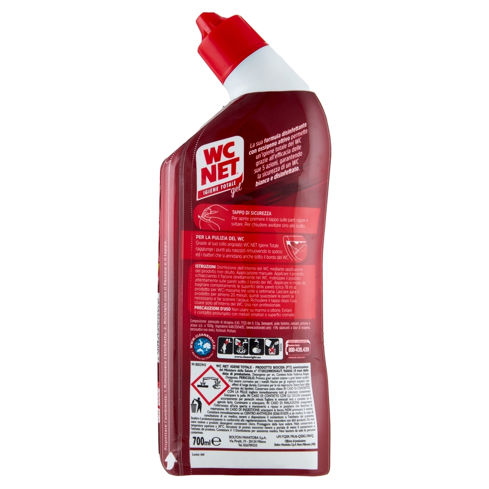 Wc Net - Igiene Totale gel, azione virucida, 700 ml
